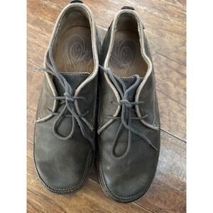 OluKai Honolulu Lace Men's Dark Brown Leather Chukka Boots US M9 EUR 42